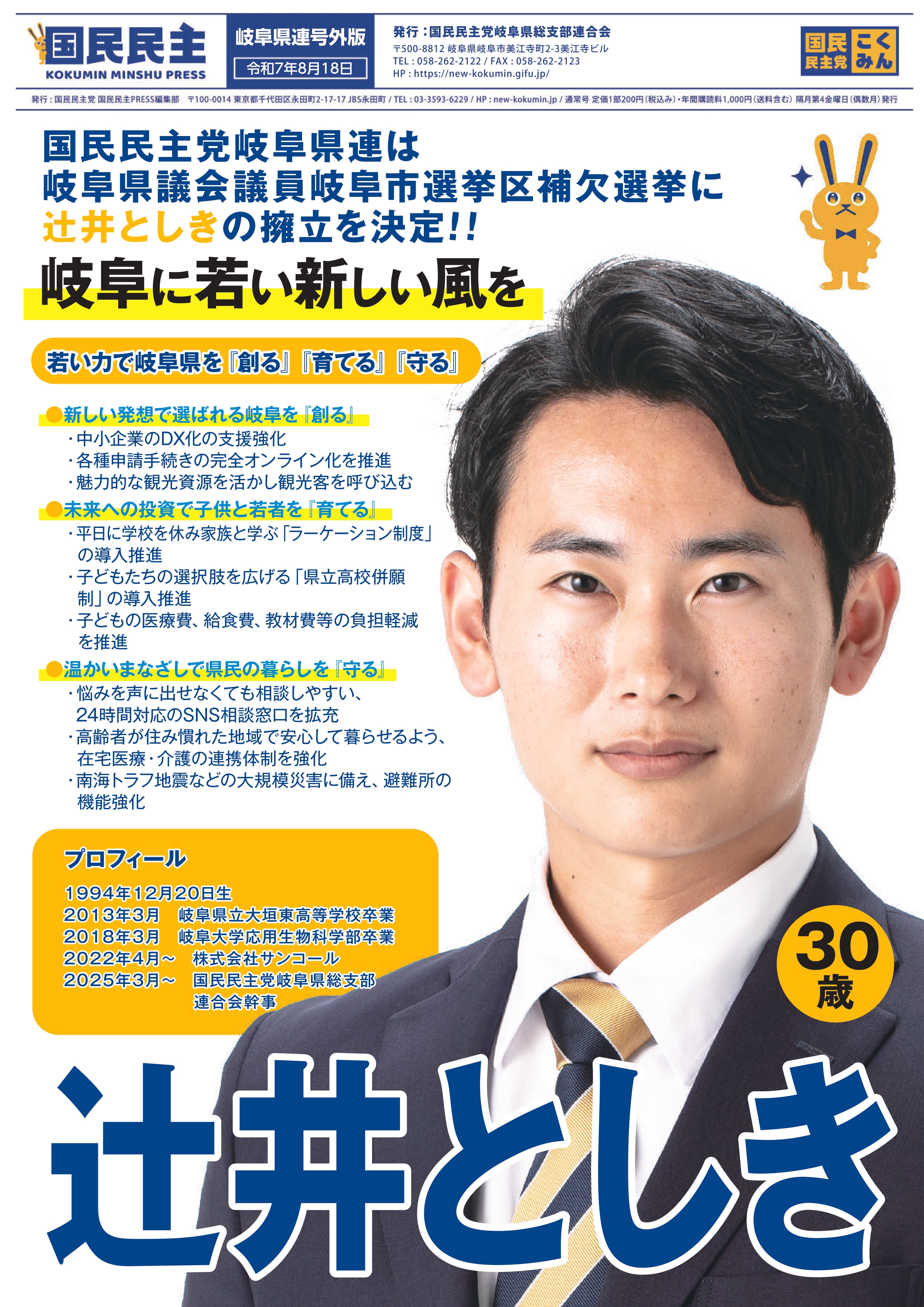 辻井としきビラ